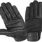 Hugger Men'S Summer Touring Spandex and Leather Motorcycle Gloves