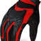 EXO Motor Impact Glove; Work Gloves, TPR Impact Protection, (1 Pair), Exo2-Migr-04-L,Black & Red