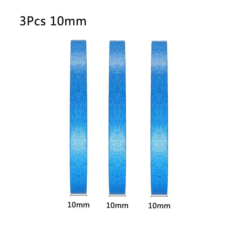 3 Rolls Automotive Masking Tape Fine Line Tape 5Mm/10Mm/18Mm 30 Yard Fineline Masking Tape for Car DIY Auto Paint Car Stickers