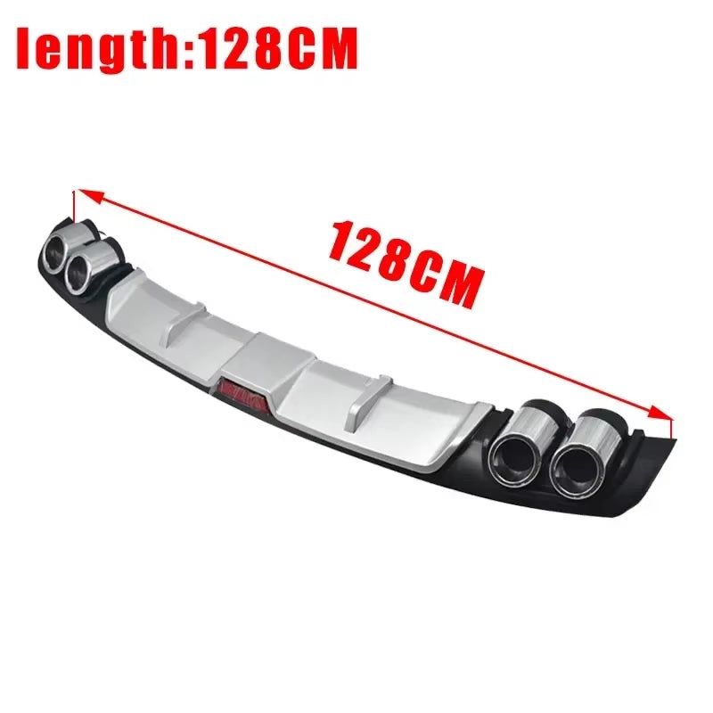 Universal Rear Bumper Spoiler Rear Lip Rear Spoiler Car ABS Spoiler Diffuser High Quality 120-128CM