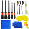 New Car Cleaning Kit Scrubber Drill Detailing Brush Set Air Conditioner Vents Towel Polisher Car Auto Detailing Tools