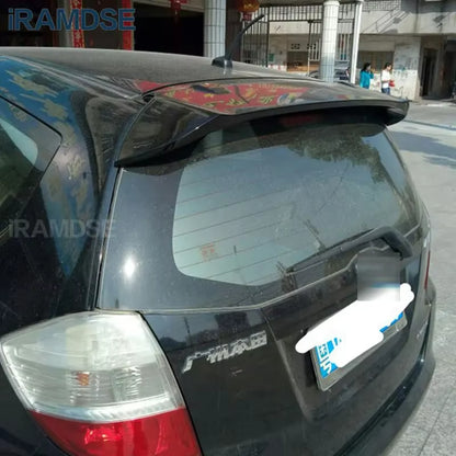 Spoiler for Honda JAZZ Fit 2008 - 2013 Rear Wing ABS Material Car Roof Accessories