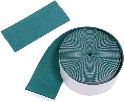 Micro Fiber Felt for Squeegee Edge Wrapping 5 Meters Length - Dark Green Suede Felt to Cover the Edges of Hard Card Squeegees