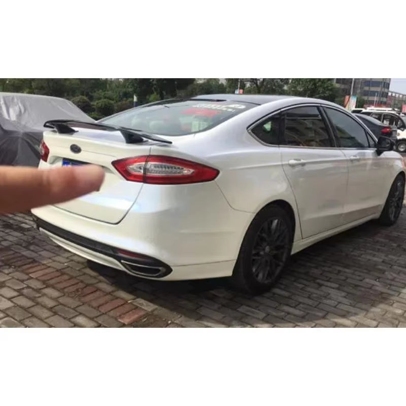 Universal Spoiler for Ford Mondeo Fusion 2012-2018 Car Trunk Spoiler ABS Plastic Rear Trunk Wing Accessories