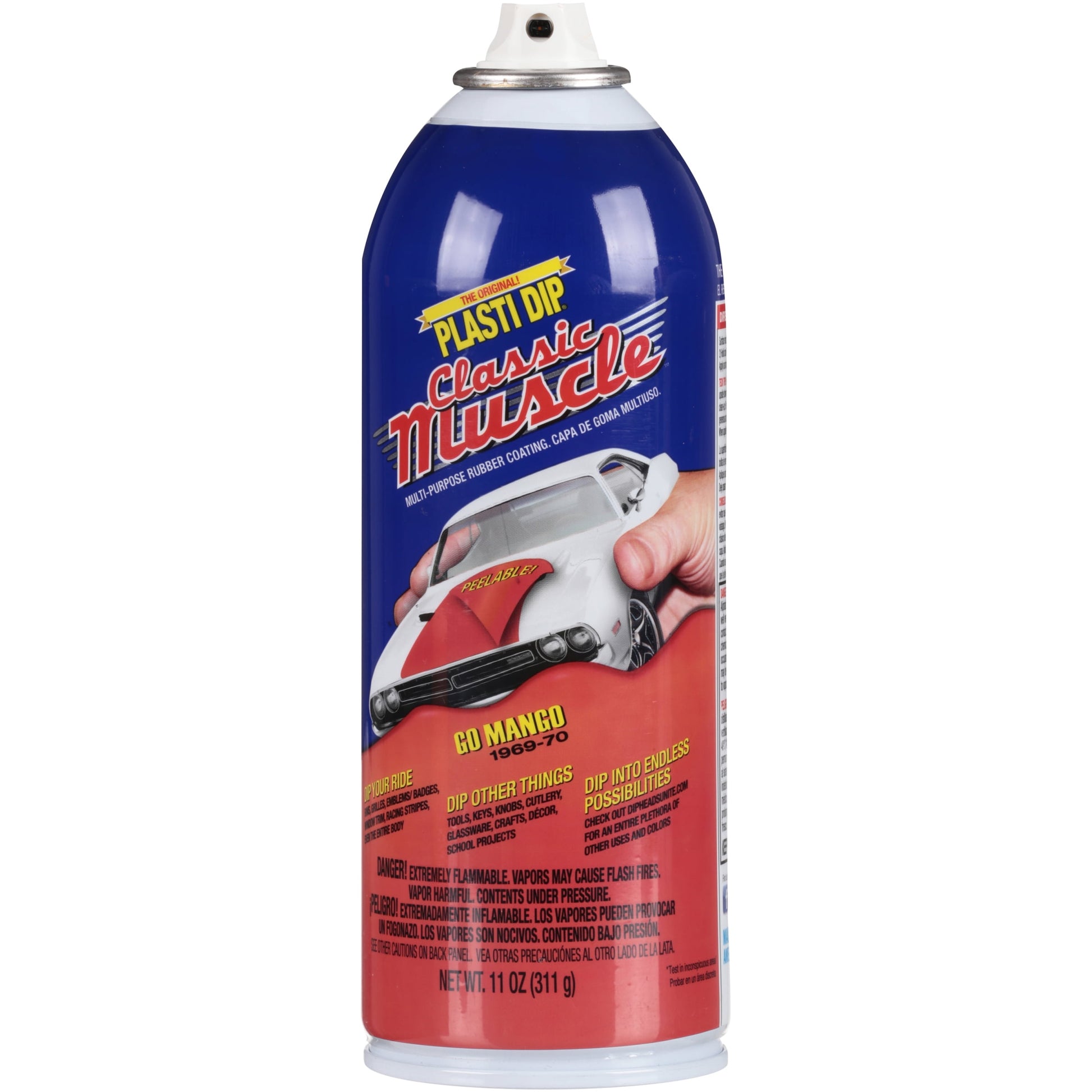 Plasti Dip® Classic Muscle™ Go Mango Multi-Purpose Rubber Coating 11 Oz. Can